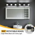 thumbnail image 5 of Cedar Hill Rotatable 3-Light 1680 Lumen Integrated LED Vanity Light, 5 of 8