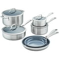 thumbnail image 2 of Zwilling JA Henckels Spirit 10-Piece Stainless-Steel Nonstick Cookware Set, 2 of 8
