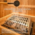 thumbnail image 3 of Backyard Discovery 4-6 Person Cedar Outdoor Barrel Sauna with Electric Heater & Porch, 3 of 12