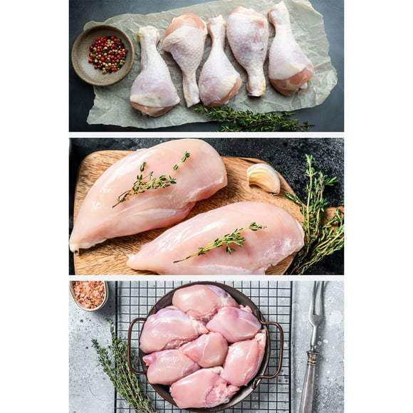 Crescent Foods Halal Premium Chicken Curated Box, Frozen, 12 lbs.