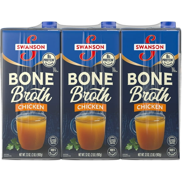 Swanson Chicken Bone Broth, 32 oz., 3 pk.