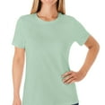 thumbnail interactive-video image 1 of Member's Mark Women's Essential Short Sleeve Crewneck T-Shirt, 1 of 7