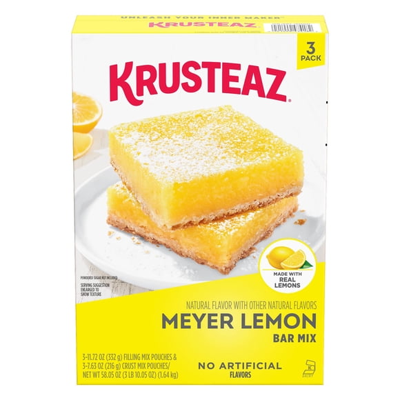 Krusteaz Meyer Lemon Bar Mix, 3 pk.