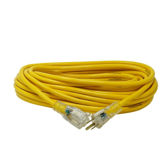 Yellow Jacket Outdoor Heavy-Duty 15 Amp Contractor Extension Cord - 12 or 14 Gauge Options