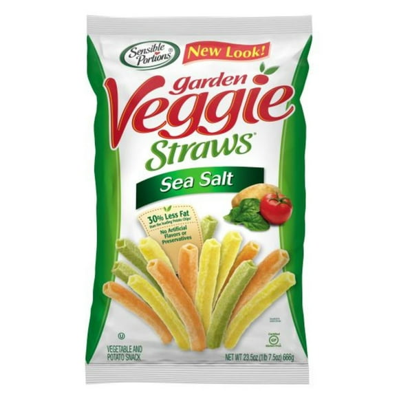 Sensible Portions Sea Salt Garden Veggie Straws, 23.5 oz.