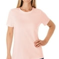 thumbnail interactive-video image 1 of Member's Mark Women's Essential Short Sleeve Crewneck T-Shirt, 1 of 7