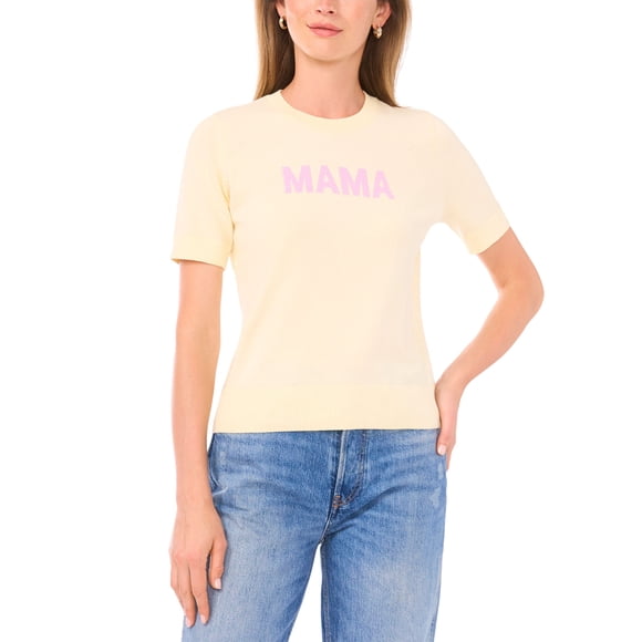 Vince Camuto Women's Short Sleeve Sweater