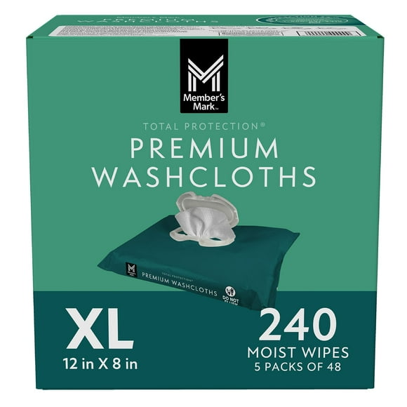 Member's Mark Adult Washcloths, 240 ct.