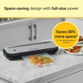 thumbnail image 3 of FoodSaver Space-Saving Vacuum Sealer with Bags and Roll, 3 of 6