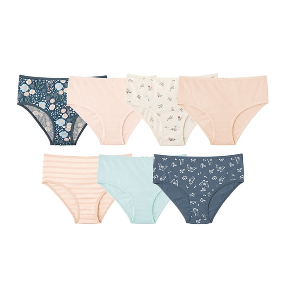Member's Mark Girls 7-Pack Organic Cotton Brief