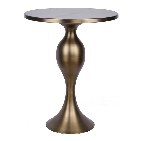 Belle & June Halo 24" Metal Accent Table