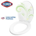 thumbnail image 2 of Clorox Antimicrobial Elongated Stay Fresh Scented Plastic Toilet Seat Value Pack, 2 of 8