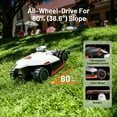 thumbnail image 5 of LUBA 2 AWD 3000 Robotic Lawn Mower ,With 4G,Wire-Free Reception 0.75, Max 0.9 Acre Coverage, Adjustable Cutting Height With Extra Blade Kit*3+RTK Satellite Mount and RTK Extension Cable, 5 of 8