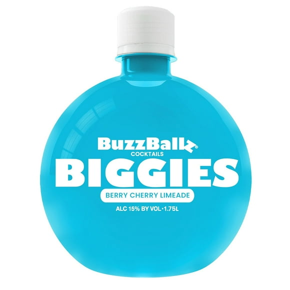 BuzzBallz Biggies Blue Berry Cherry Limeade Cocktail, 1.75 L
