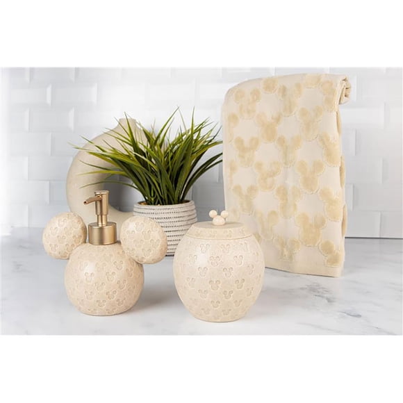 Mickey Mouse 3-Piece Debossed Bathroom Accessory Set, Assorted Sets