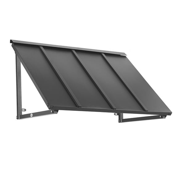 Awntech Houstonian Fixed Metal Awning, Choose Size