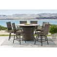 thumbnail image 1 of Member's Mark Highland Counter Height Fire Dining Set, 7pc, 1 of 6