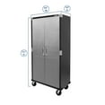 thumbnail image 3 of Seville Classics UltraHD Storage Cabinet, 36" W x 18" D x 72" H, 3 of 20