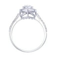 thumbnail image 2 of 0.70 CT. T.W. Pear Shaped Diamond Halo Ring in 14K Gold, 2 of 5