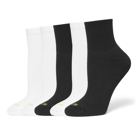 Hue Women's 5-Pack Cotton Mini Crew Sock