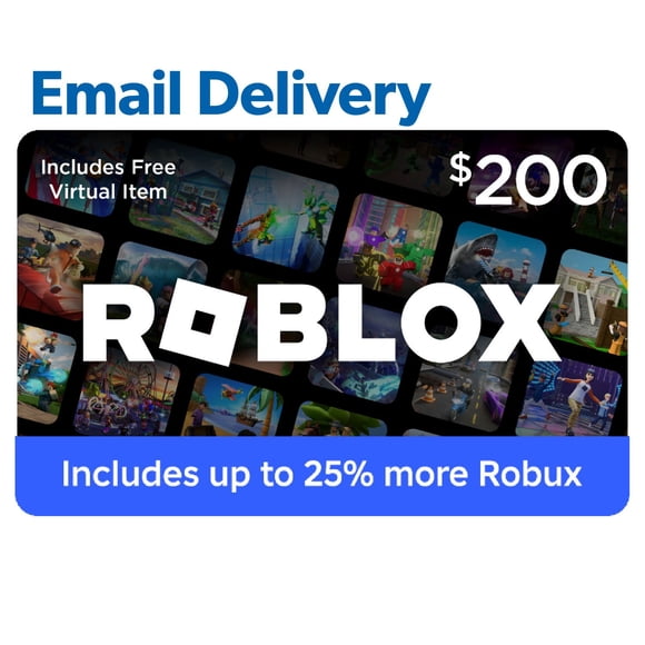 Roblox $200 Email Delivery Gift Card