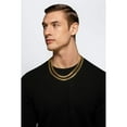 thumbnail image 3 of Miami Cuban Chain Necklace in 14K Gold, 3 of 5