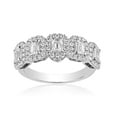 thumbnail image 1 of 1.50 CT. T.W. 5-Stone Diamond Halo Band, 1 of 4