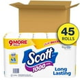 thumbnail image 2 of Scott 1000 1-Ply Toilet Paper 45 rolls, 1,000 sheets/roll, 2 of 8