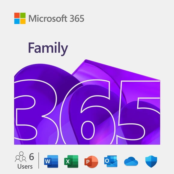 Microsoft 365 Family with Copilot | 12-Month Subscription, up to 6 people | Premium Office apps | 1TB OneDrive cloud storage | PC/Mac Download