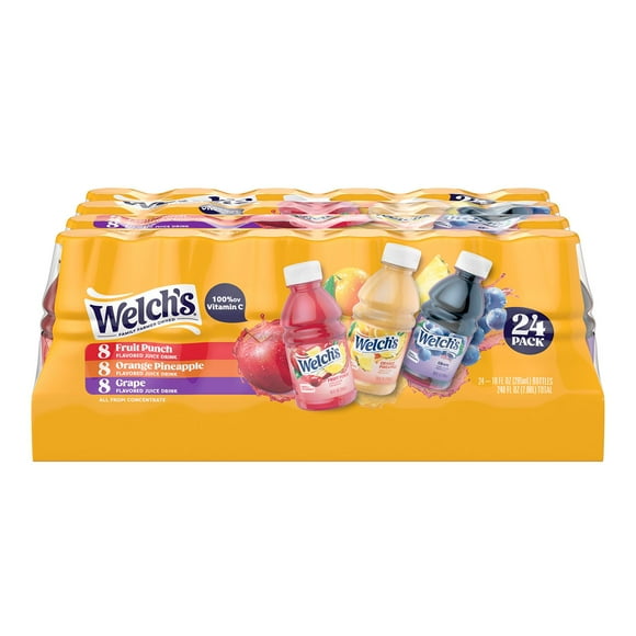 Welch's Variety Pack 10 fl. oz.,  24 pk.
